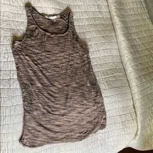Comfy black and dark beige tank top